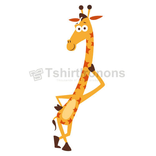 Giraffe T-shirts Iron On Transfers N8090 - Click Image to Close